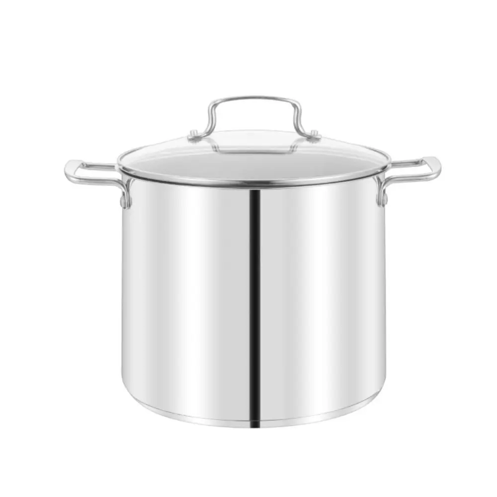 Olla Alta Hamilton Beach Acero Inoxidable Plateado 2 piezas HB47744U