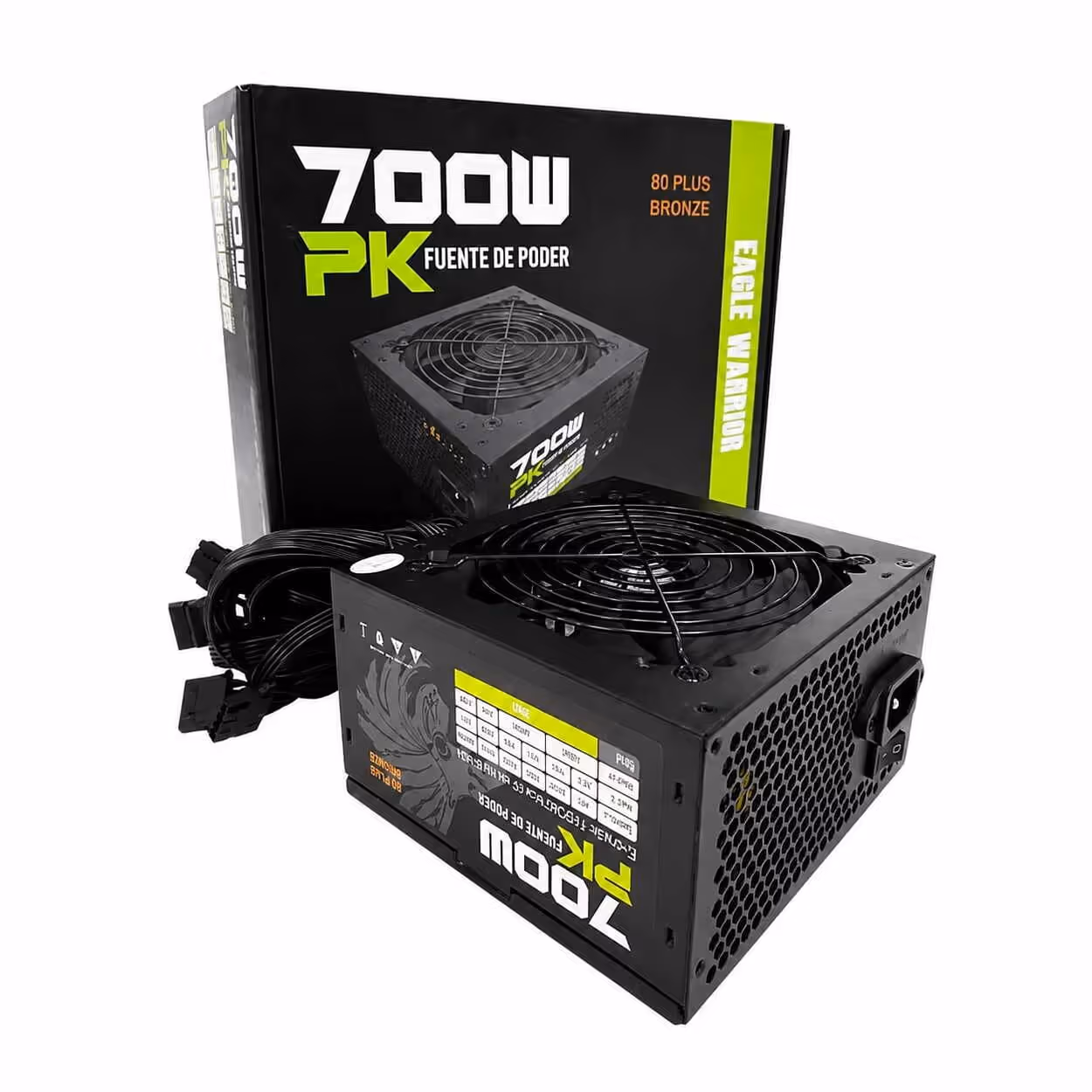 FUENTE DE PODER 700 WATTS EAGLE WARRIOR BRONZE