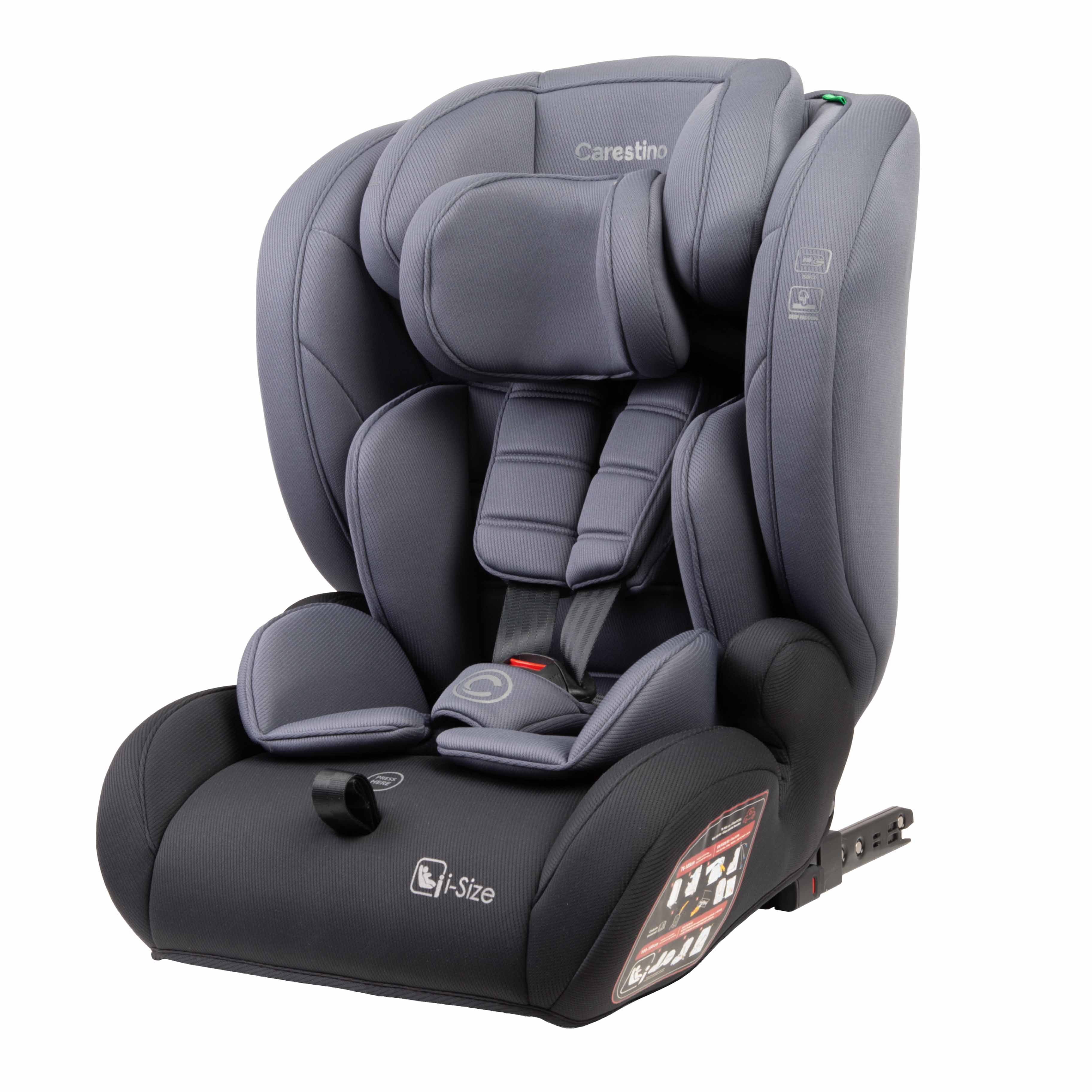 Silla para Carro MUNICH I-Size 76-150cm Isofix Azul Grisaceo