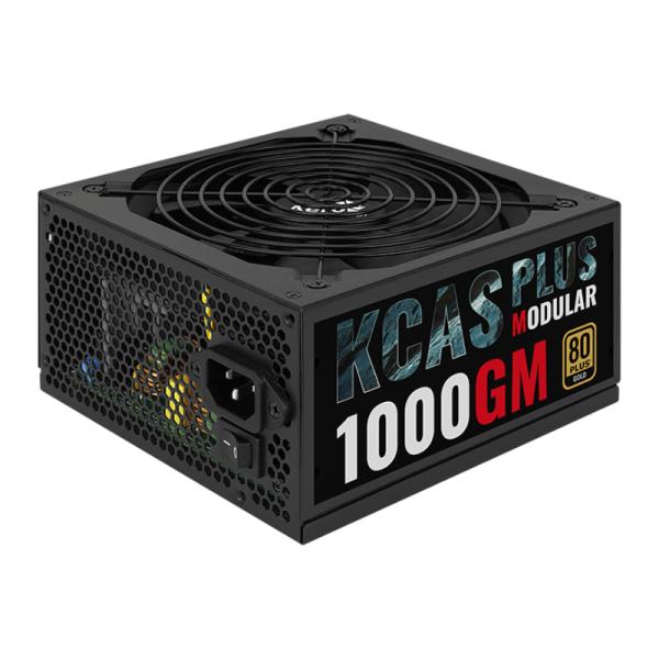 Fuente de Poder Aerocool 1000GM Kcas Plus 1000W 80 Plus Gold Semi Modular ATX – Negro