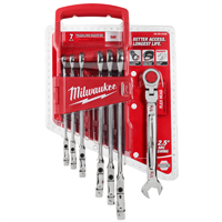 Llave Corofija Cabeza Flexible 7 Piezas Milwaukee