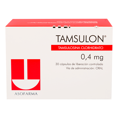 TAMSULON CAPSULAS 0.4 MG