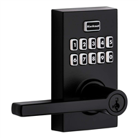 Cerradura Electronica Manija Negro Mate Martkey Kwikset