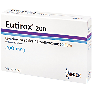 EUTIROX 200 MCG TABLETAS VIA ORAL
