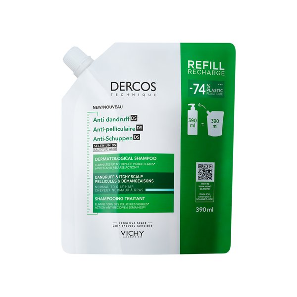 Vichy Dercos Anti-caspa champú Refill 390ml