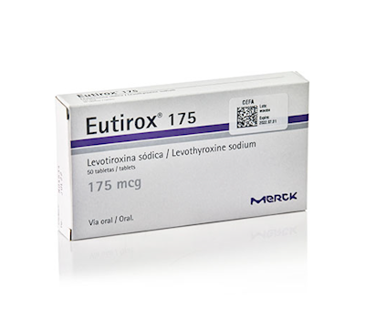 EUTIROX 175 MCG TABLETAS VÍA ORAL