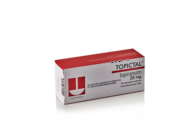 TOPICTAL 25 MG 1x28