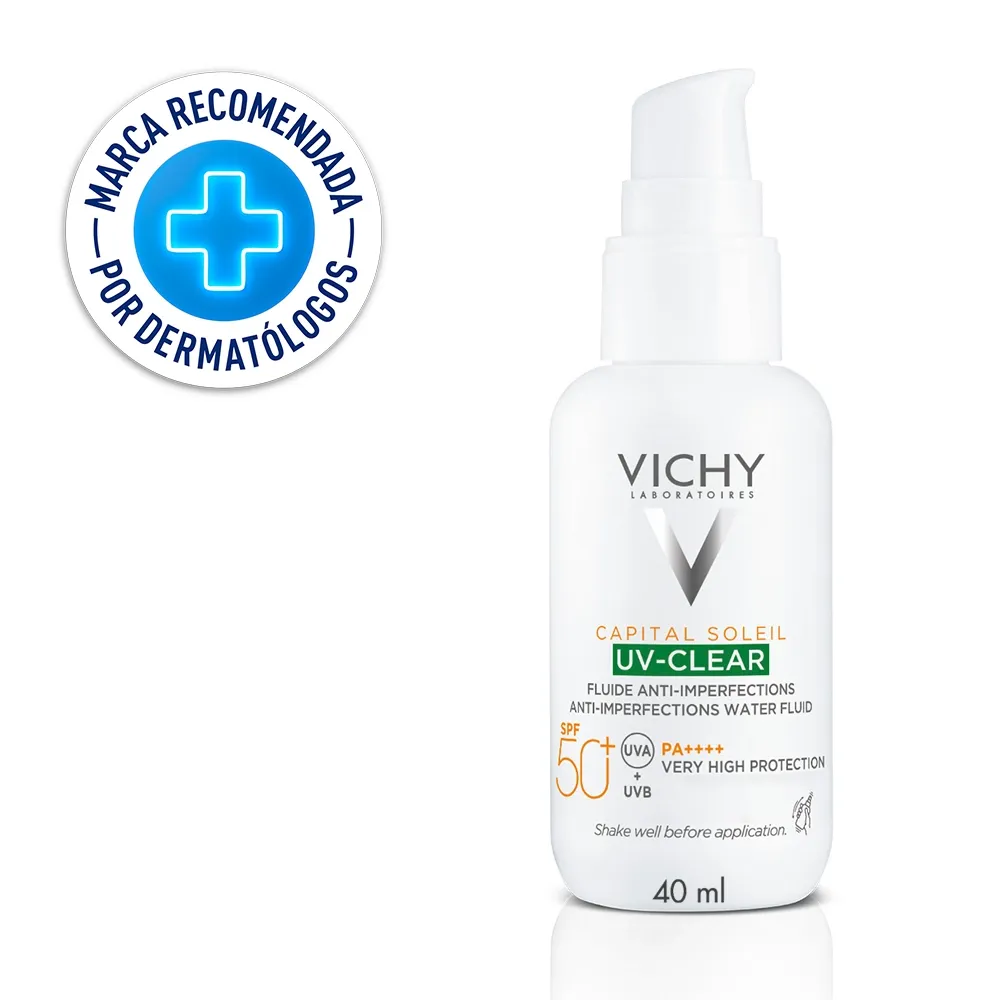 Vichy Capital Soleil UV Clear spf 50+ protector solar 40ml