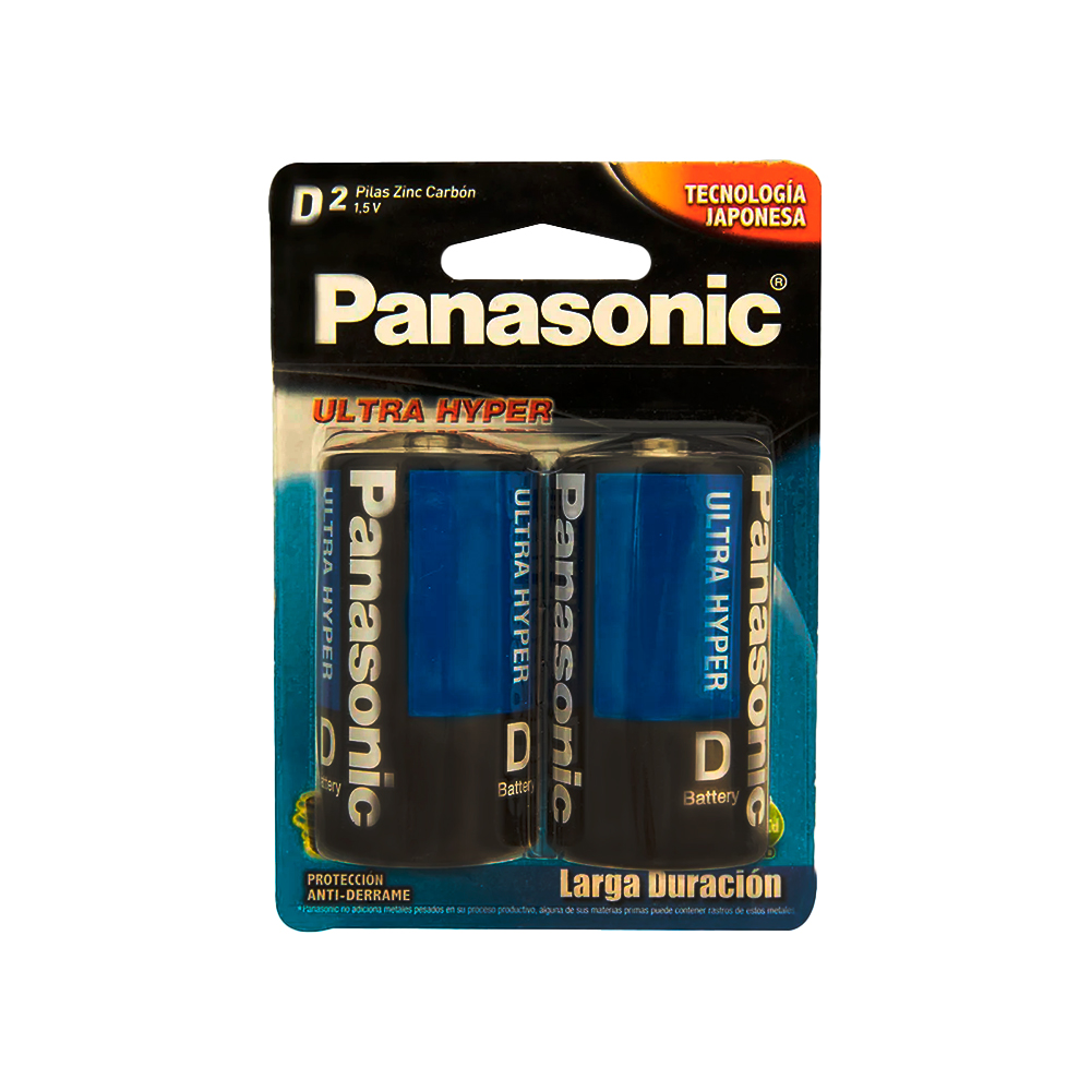Bateria zinc d bl 2u