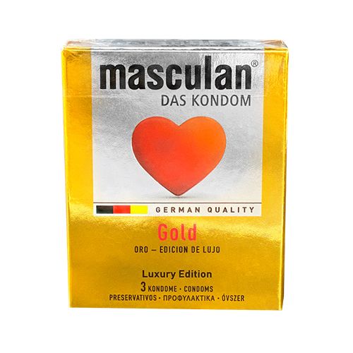 MASCULAN PRESERVATIVO GOLD X 3 UNDS