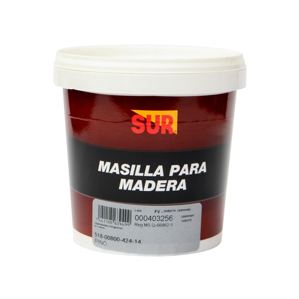 Masilla para madera pino 1 qt