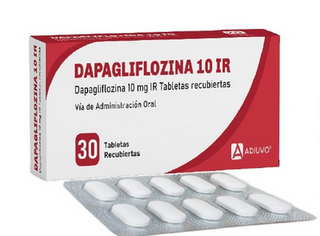 Dapagliflozina Adiuvo 10 mg IR 30 tabletas recubiertas