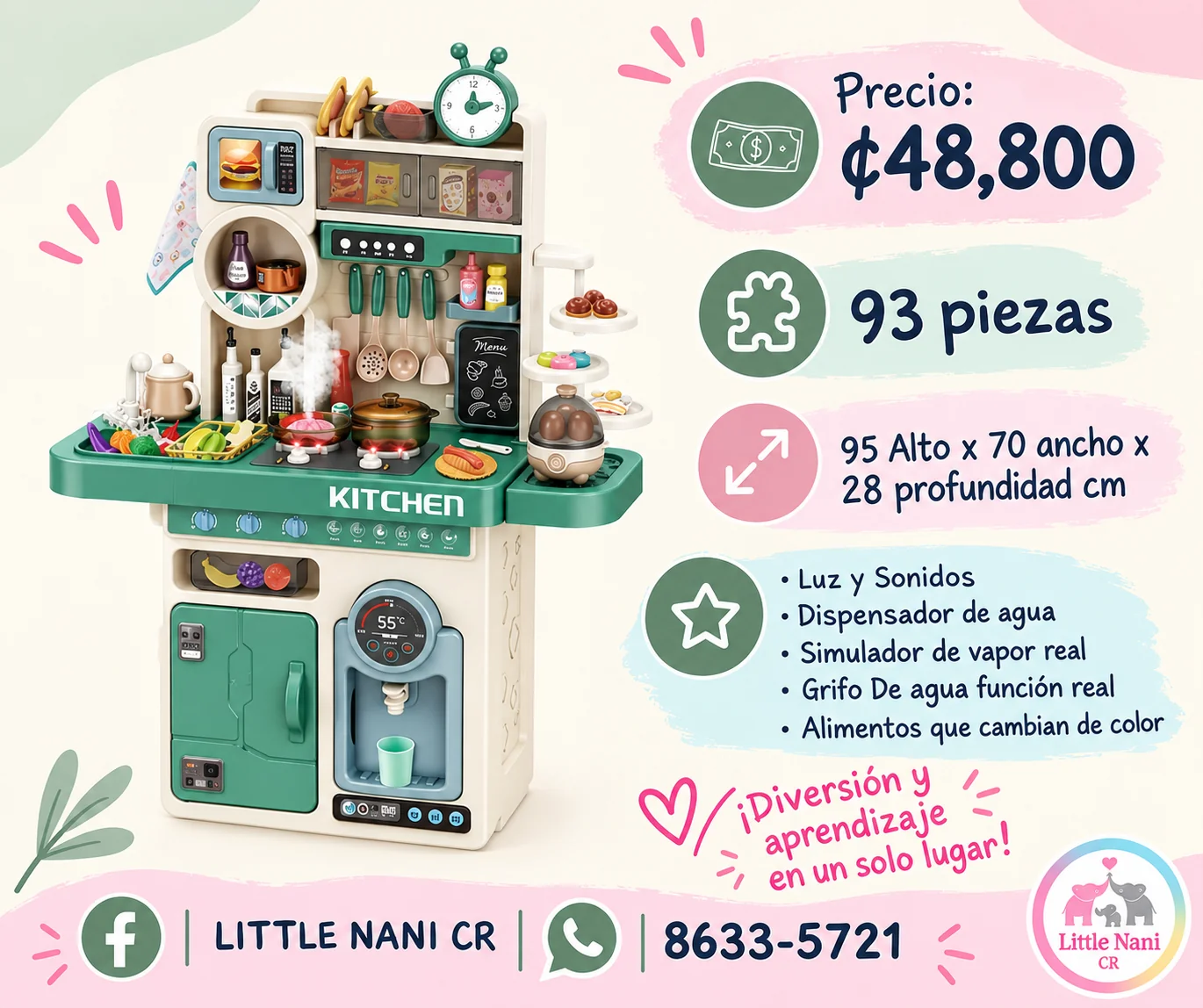 Cocina plástica 10-5/10-8