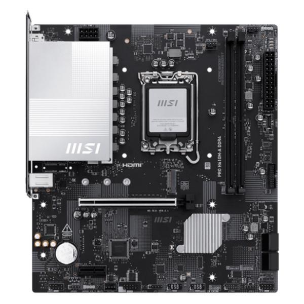 Tarjeta Madre MSI Pro H610M-a DDR4 LGA 1700 Micro ATX 2.5G LAN – Negro