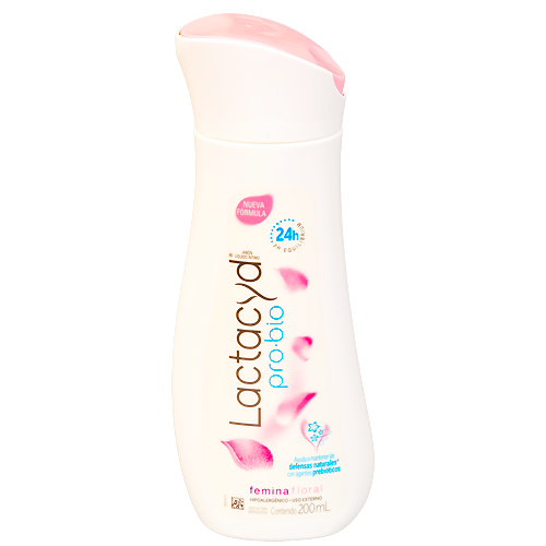 LACTACYD FEMINA FLORAL PRO-BIO SOLUCION 200 ML