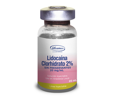 ALCAMES LIDOCAINA SIN PRESERVANTES 20 ML
