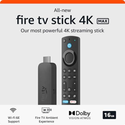 Dispositivo de Transmisión Amazon Fire TV Stick 4K Max, Wi-Fi 6