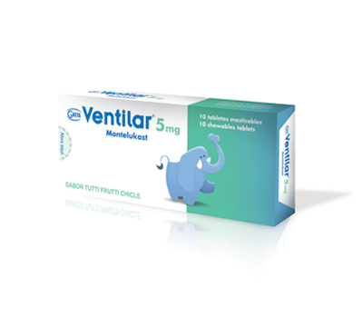 VENTILAR 5 MG TABLETAS VÍA ORAL