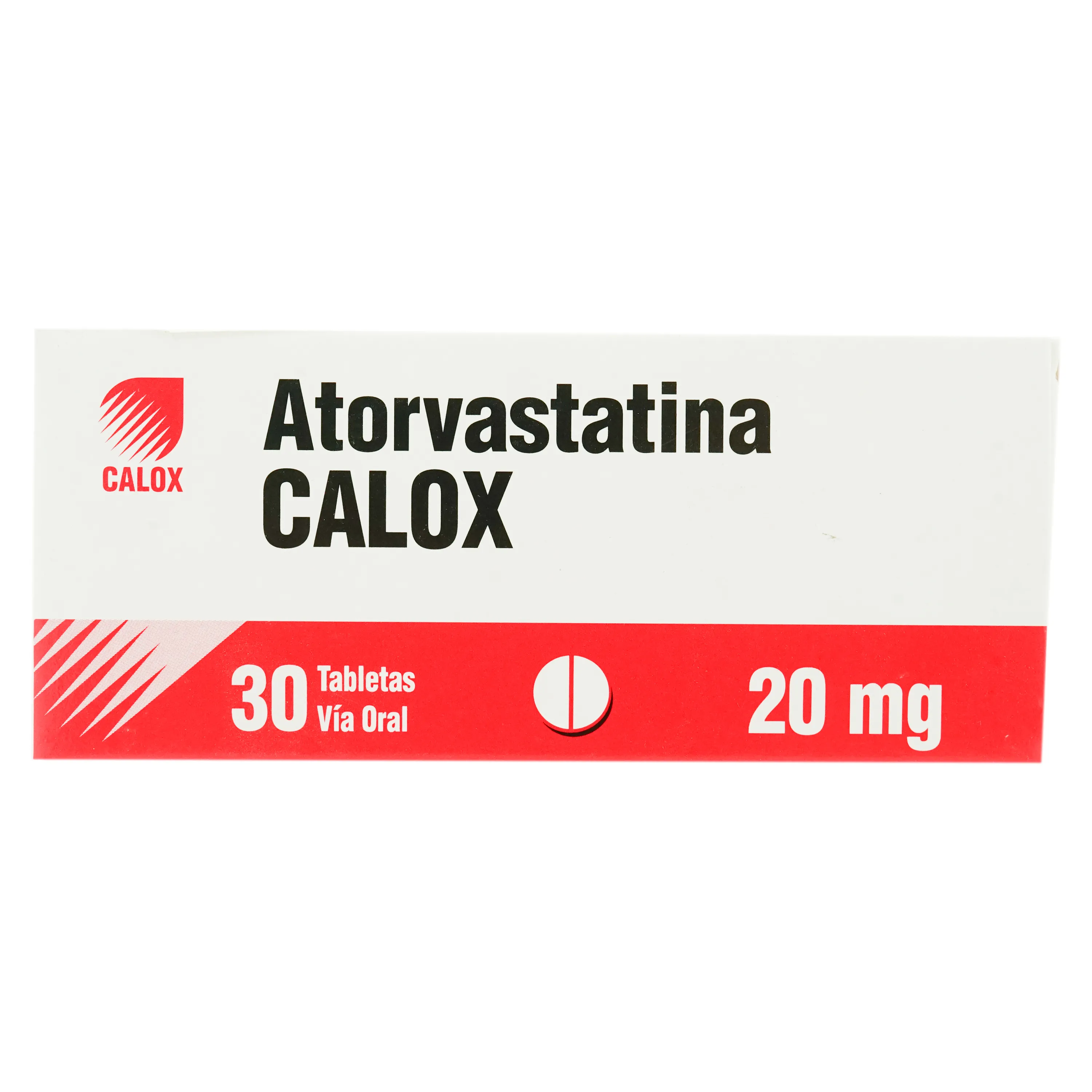 Atorvastatina Calox 20 mg caja 30 compromidos