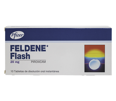 FELDENE FLASH TABLETAS 20 MG X 10