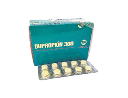 Bupropion XL Adiuvo, 300 mg, 1 blister de 10 tabletas