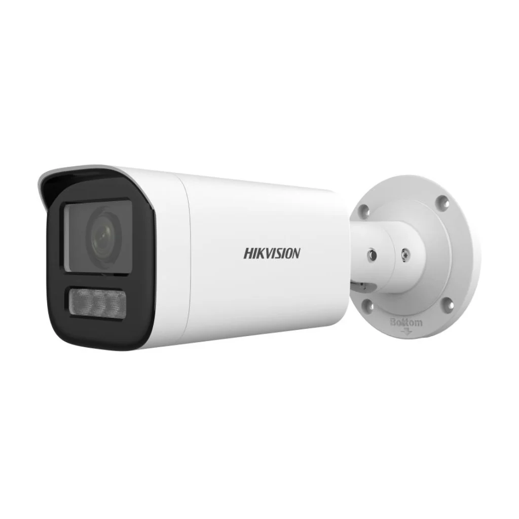 Hikvision Cámara de Seguridad Bullet de Red Fija AcuSense Panorámica de 4 MP, DS-2CD2T46G2P-ISU/SL