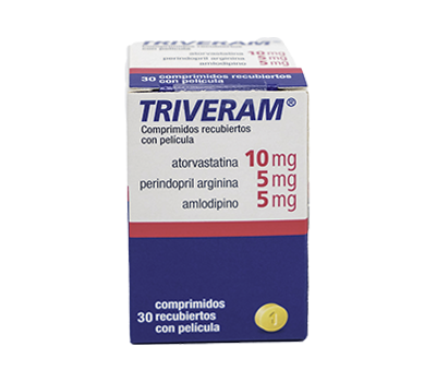 TRIVERAM TABLETAS 10 MG/5MG/5MGX 30