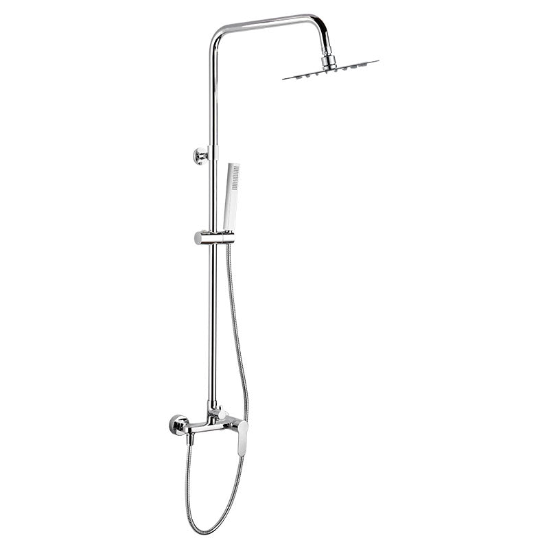 Columna de ducha agua fría y caliente acero inoxidable cromo Aqua Nuova