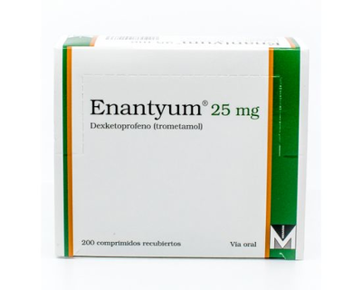 Enantyum 25 mg 1 comprimido