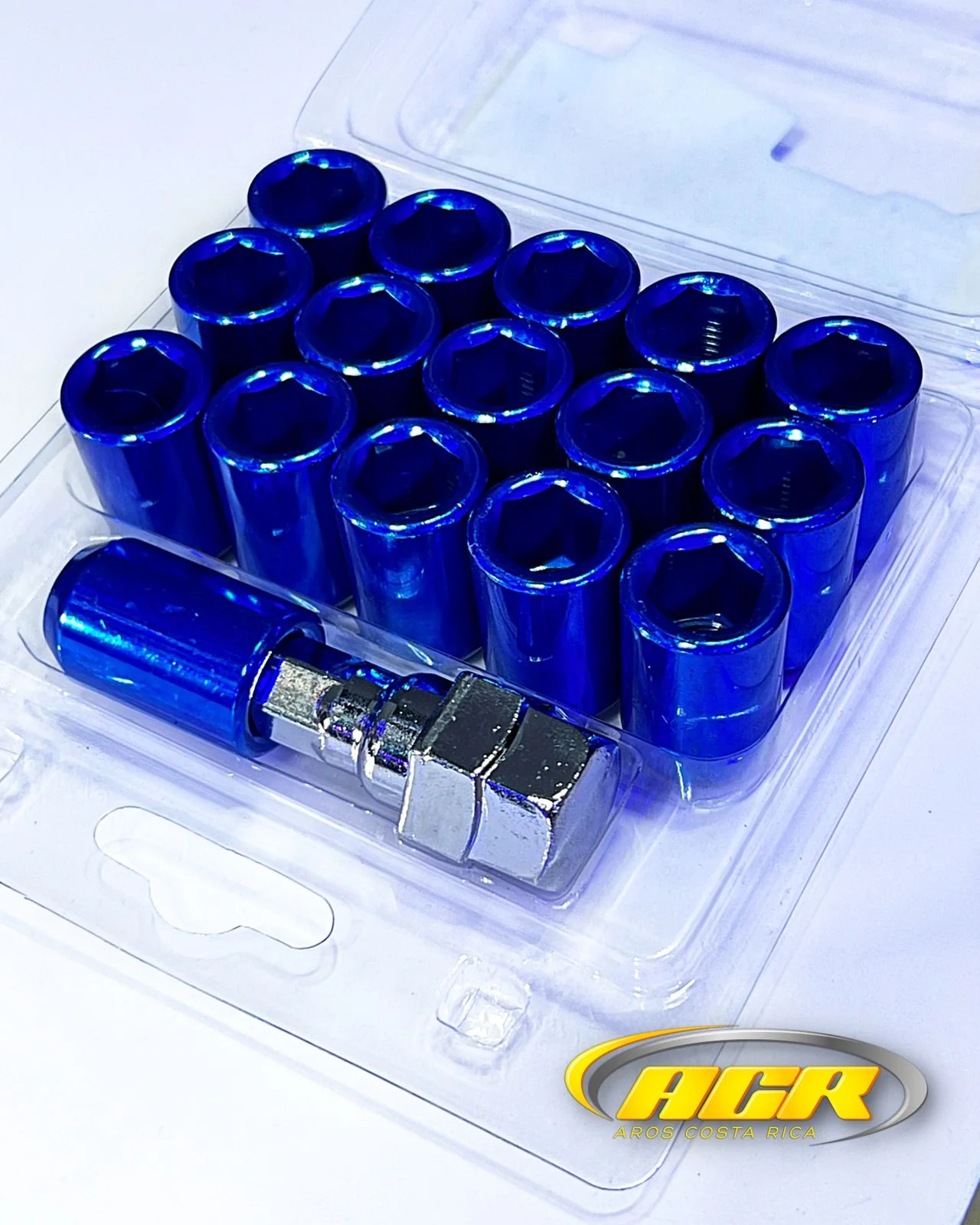 PT-04 TUERCAS ALLEN MEDIDA 12X1.25MM COLOR AZUL