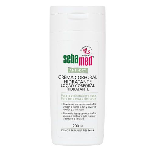 CREMA CORPORAL HIDRATANTE SEBAMED ANTI-DRY 200 ML