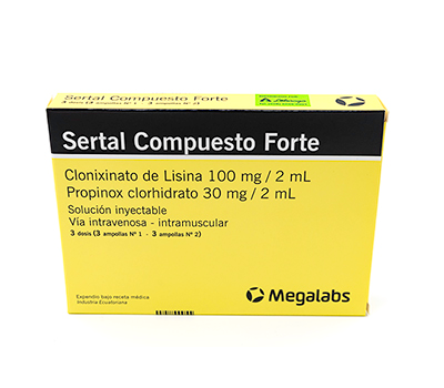 SERTAL FORTE COMPUESTO INYECTABLE AMPOLLAS