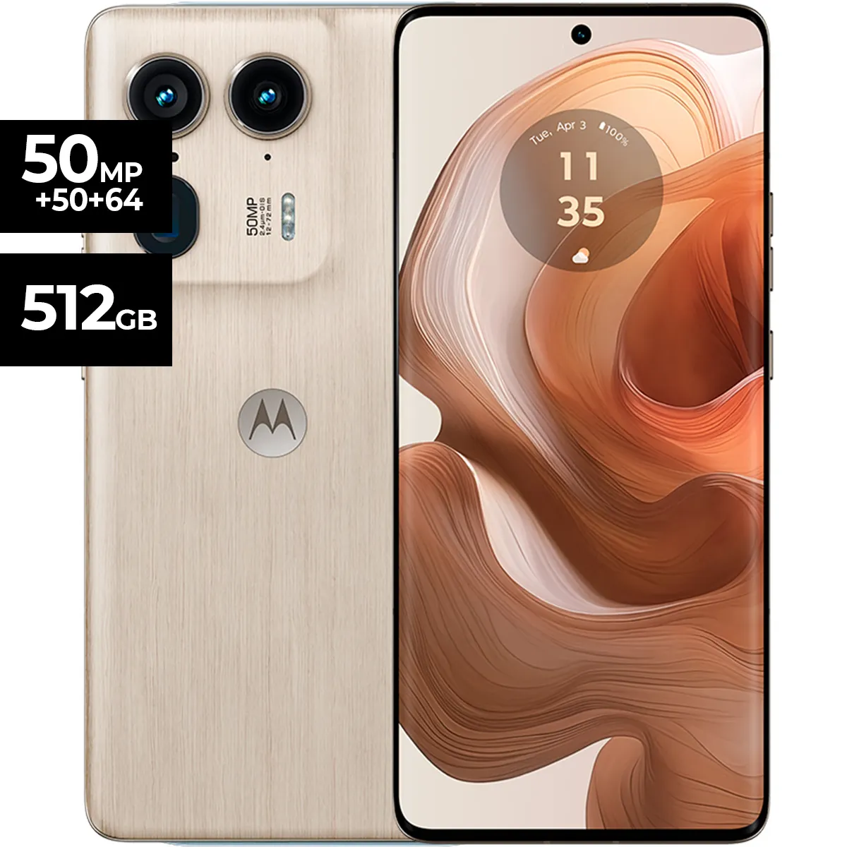 Celular 5G Motorola Edge 50 Ultra Beige 12GB RAM 512GB