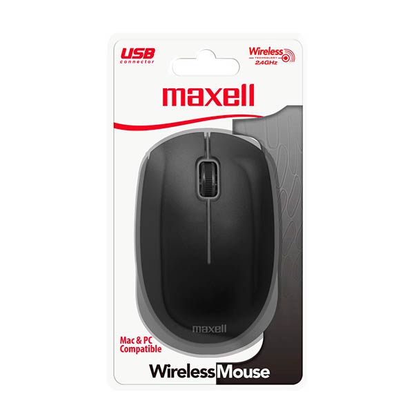 Maxell Mouse inalámbrico negro