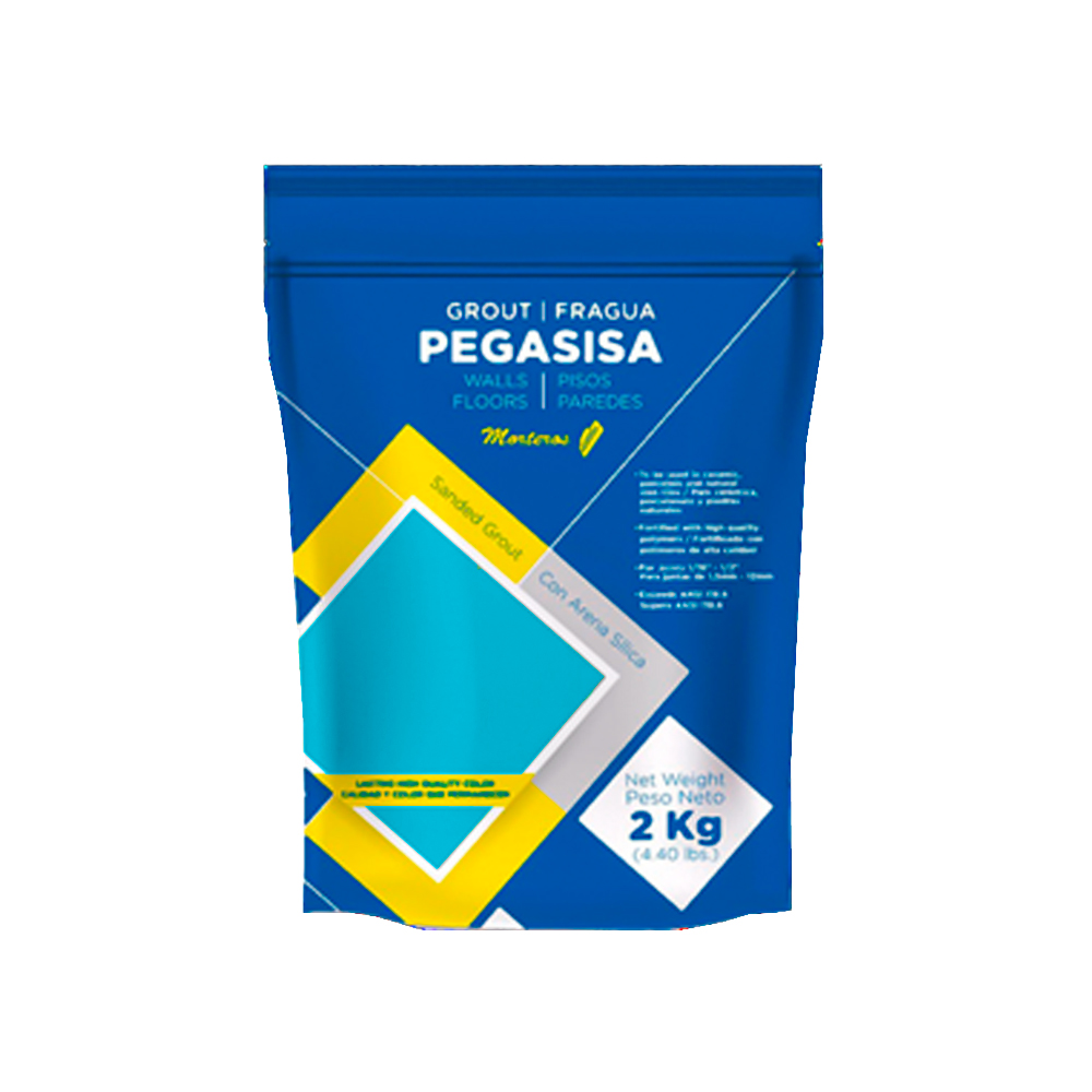 Fragua pegasisa con arena silica 2kg celeste