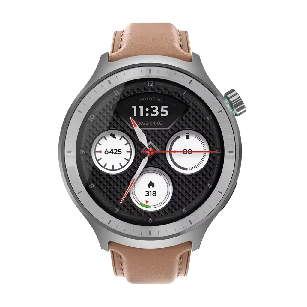 Motorola Smartwatch Moto Watch con Correa de Cuero, PG38C08260