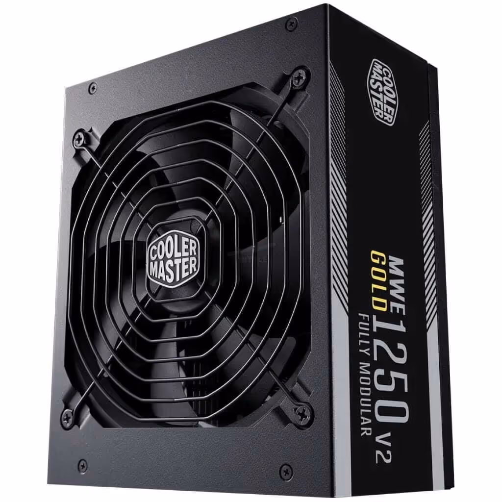 FUENTE DE PODER COOLER MASTER MWE GOLD V2 1250 WATTS 80+ MODULAR