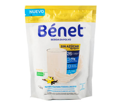BENET VAINILLA SIN AZÚCAR 400 GR