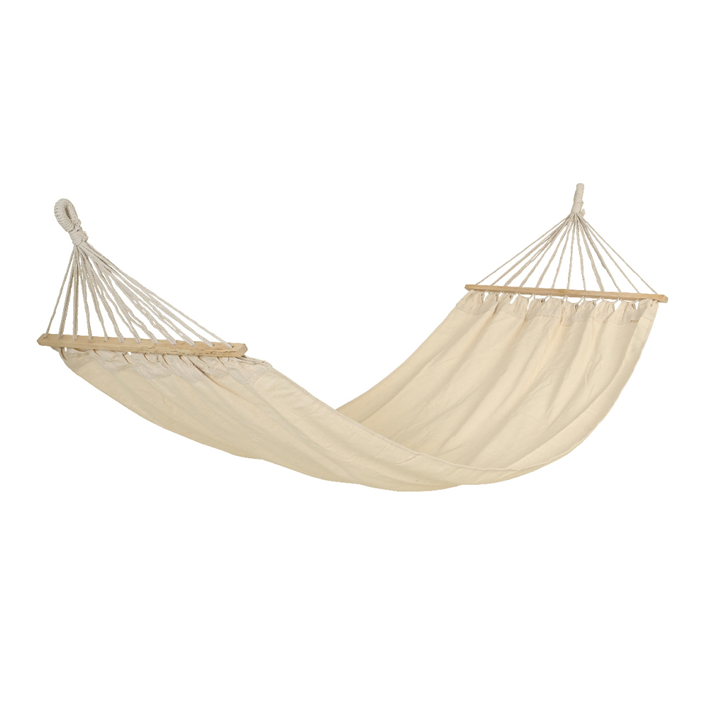 Hamaca de poliester 200x100x3 cm beige