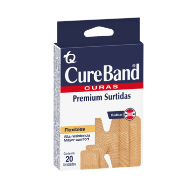 Cureband Curas Premium Elasticas 20 unidades