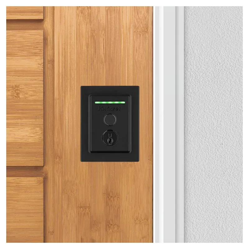 Cerrojo digital biométrico Wi-Fi Halo latón negro mate Kwikset