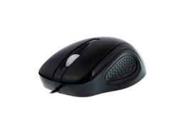 Mouse Óptico Estándar 3D De 3 Botones Con Cable USB, Color Negr