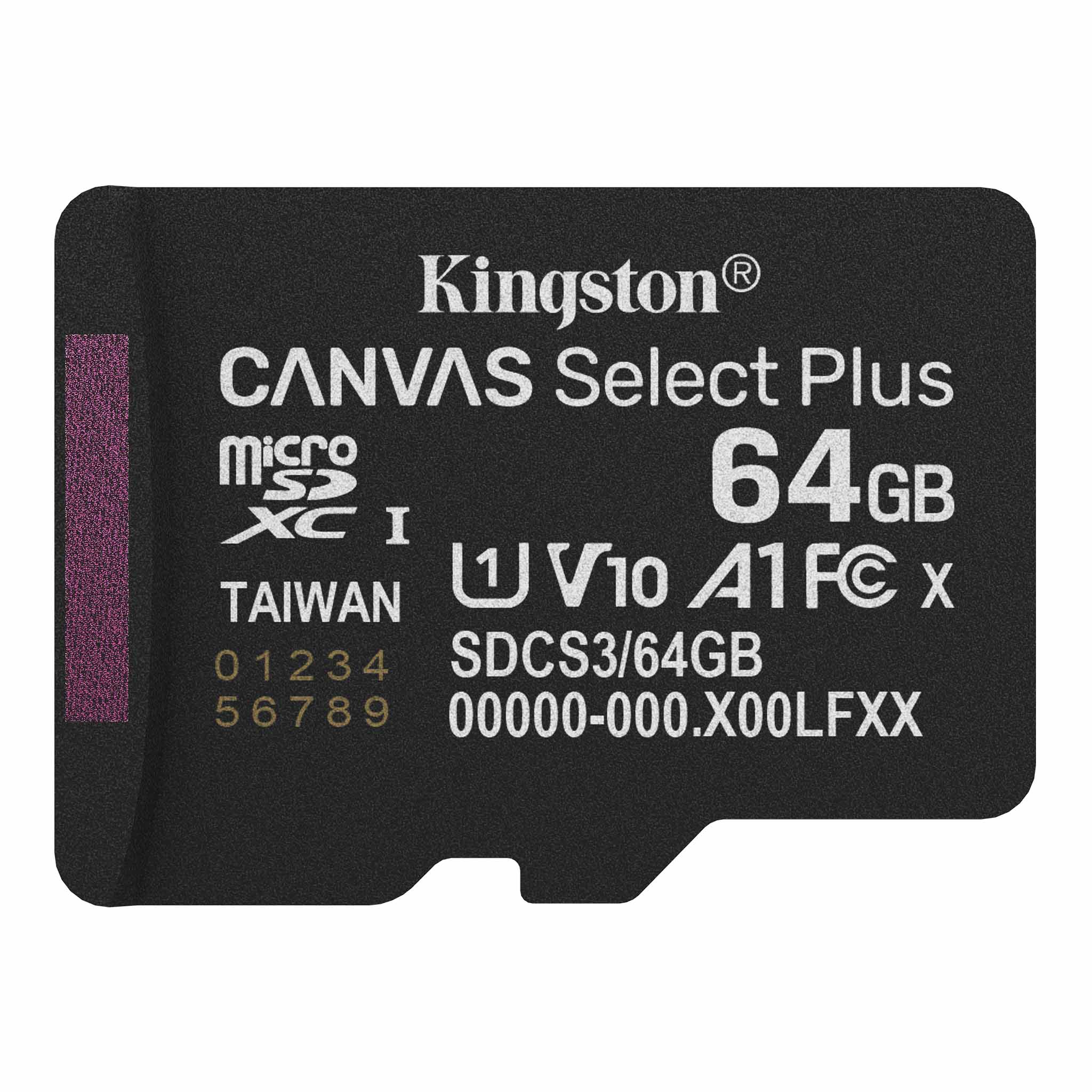 MEMORIA MICRO SD 64GB KINGSTON CLASE 10 UHS-I U1 SDCS3/64GB