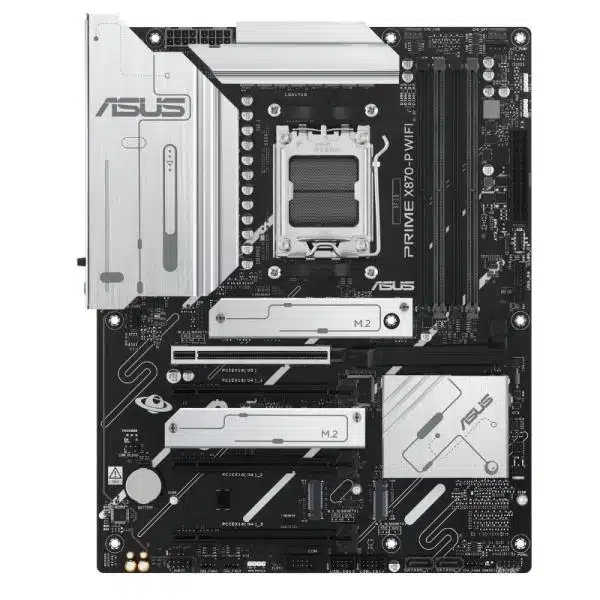 Tarjeta Madre Asus Prime X870-P AM5 ATX DDR5 WiFi – Negro / Blanco