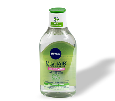 NIVEA AGUA MICELAR EFECTO MATE 400 ML