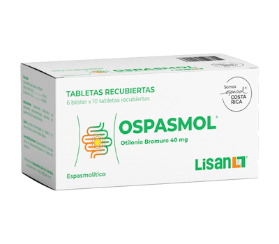 LISAN OSPASMOL 40 mg X 60 TABLETAS