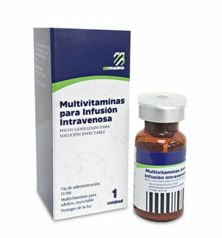 Multivitaminas para infusion IV 1 frasco
