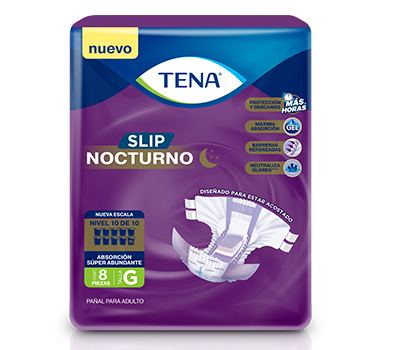 TENA SLIP NOCTURNO TALLA G 8 UNIDADES