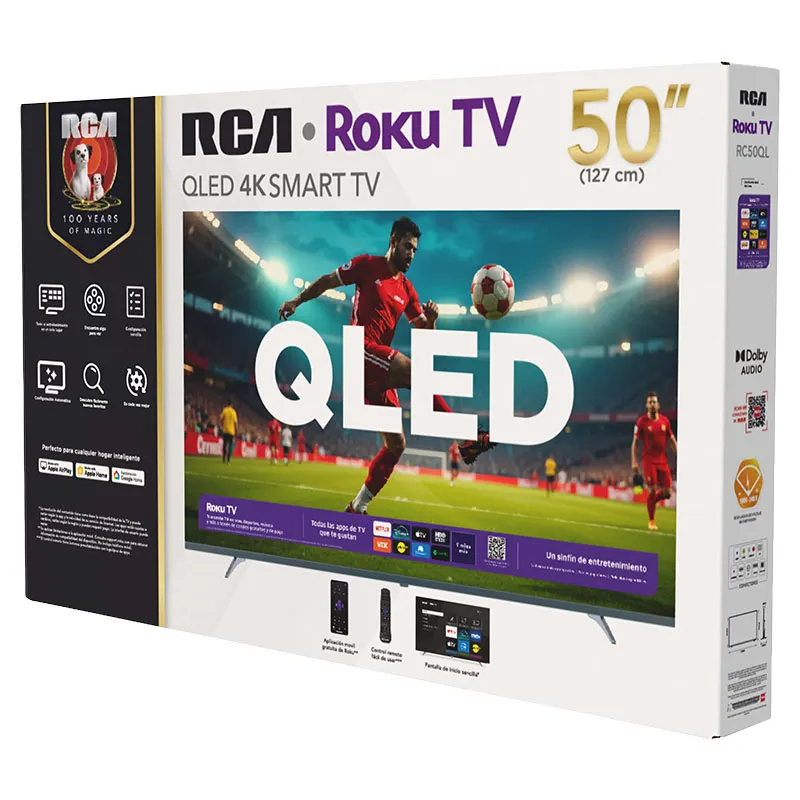 Pantalla RCA Roku Qled 4k Smart TV - 50 pulgadas