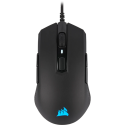 MOUSE RGB CORSAIR M55 PRO AMBIDIESTRO ALÁMBRICO USB 12400 DPI CH-9308011-NA NEGRO